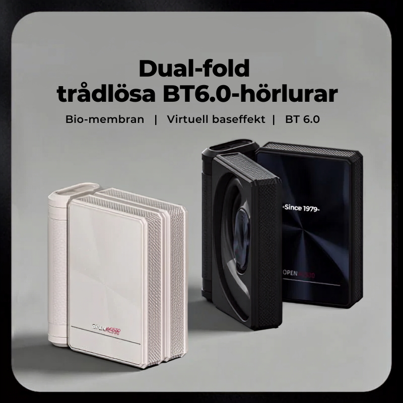 đ§ 50% Rabatt Nu! TrĂ„dlösa Hörlurar med Brusreducering â 145h Speltid, Bluetooth 6.0 & IPX5 Sportcertifiering đâš