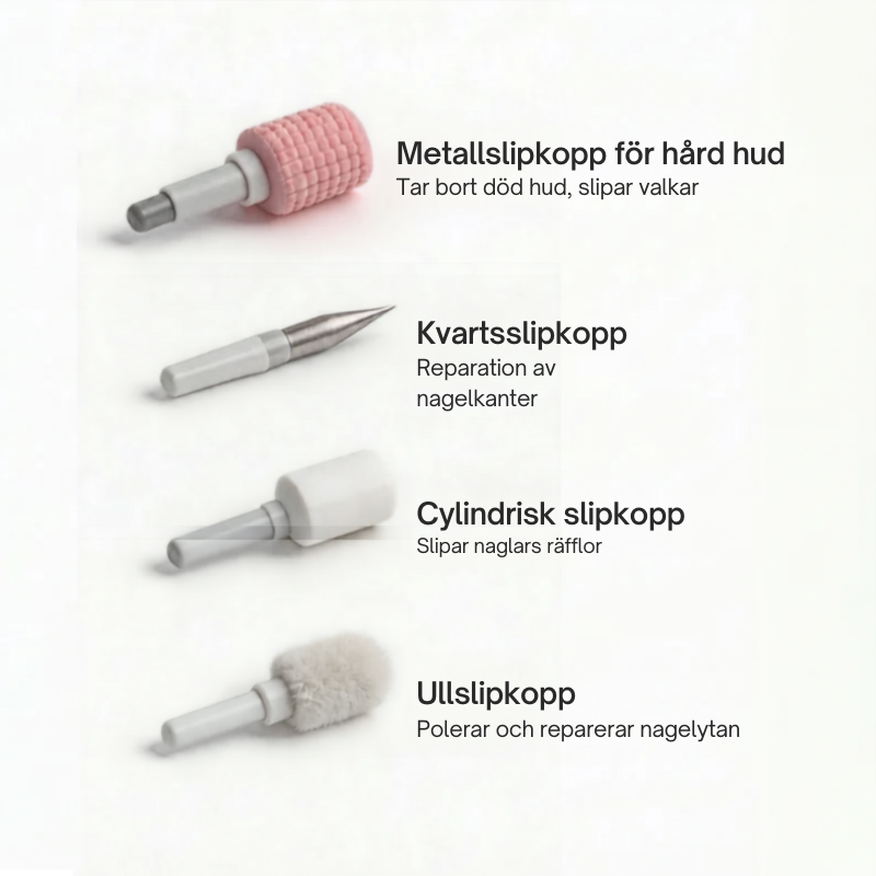 Professionell Elektrisk Nagelfil