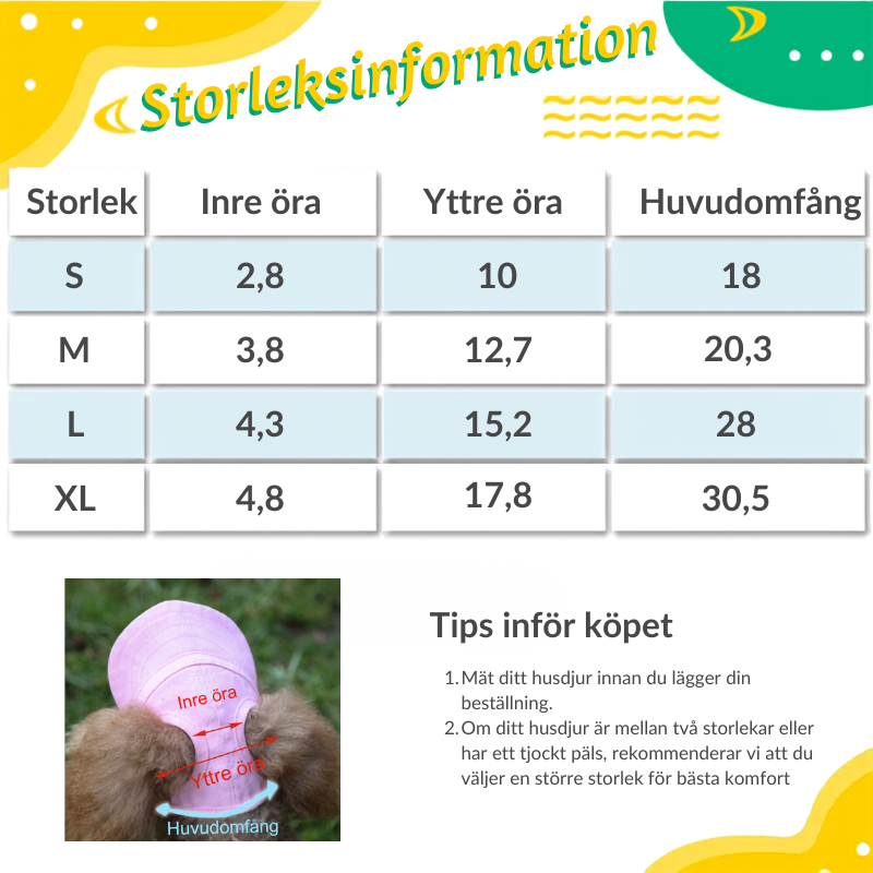 đ„Outdoor Hundkeps Med UV-skydd För Hundar
