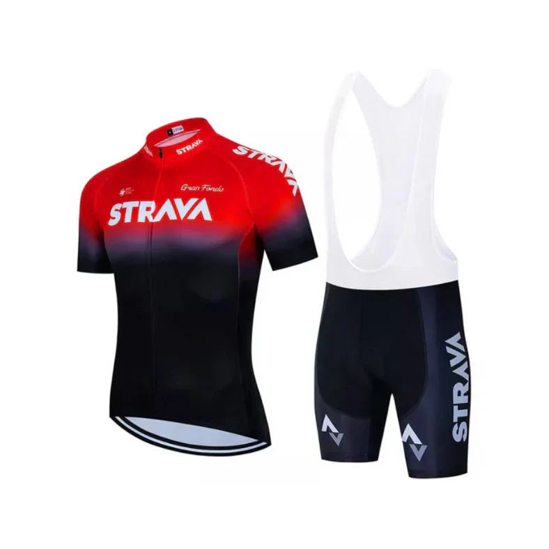 Strava | Set med högpresterande cykelkläder