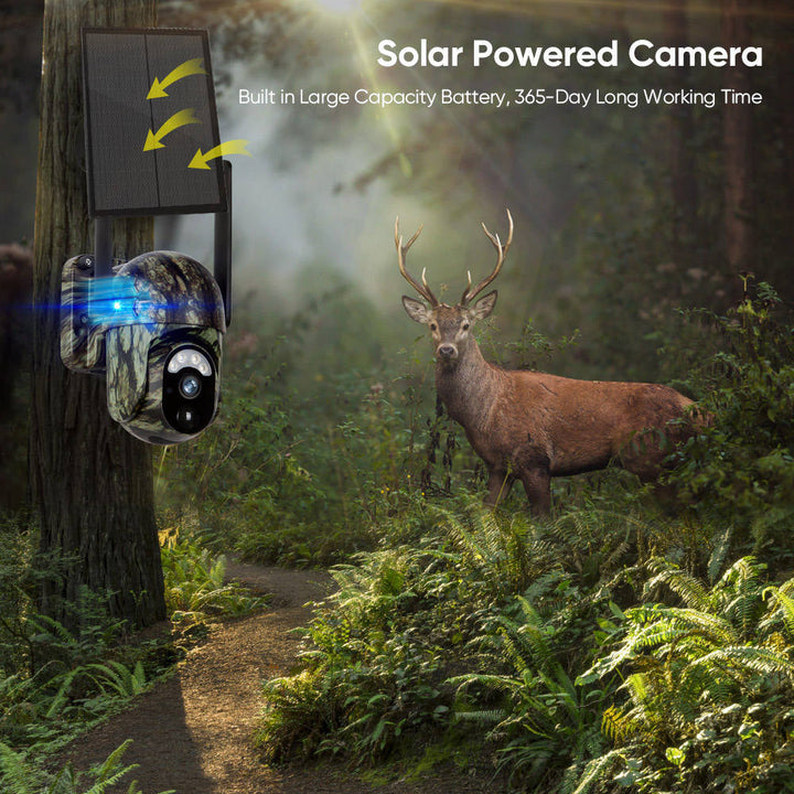 🔥🎥 4G LTE trådlös solcellsövervakningskamera CB114S – 💎 2K HD realtidsförhandsvisning, 360° panoramautsikt, ingen Wi-Fi krävs, fjärrkontroll via app, vattentät, rörelsedetektering, mörkerseende, lämplig för utomhusbruk