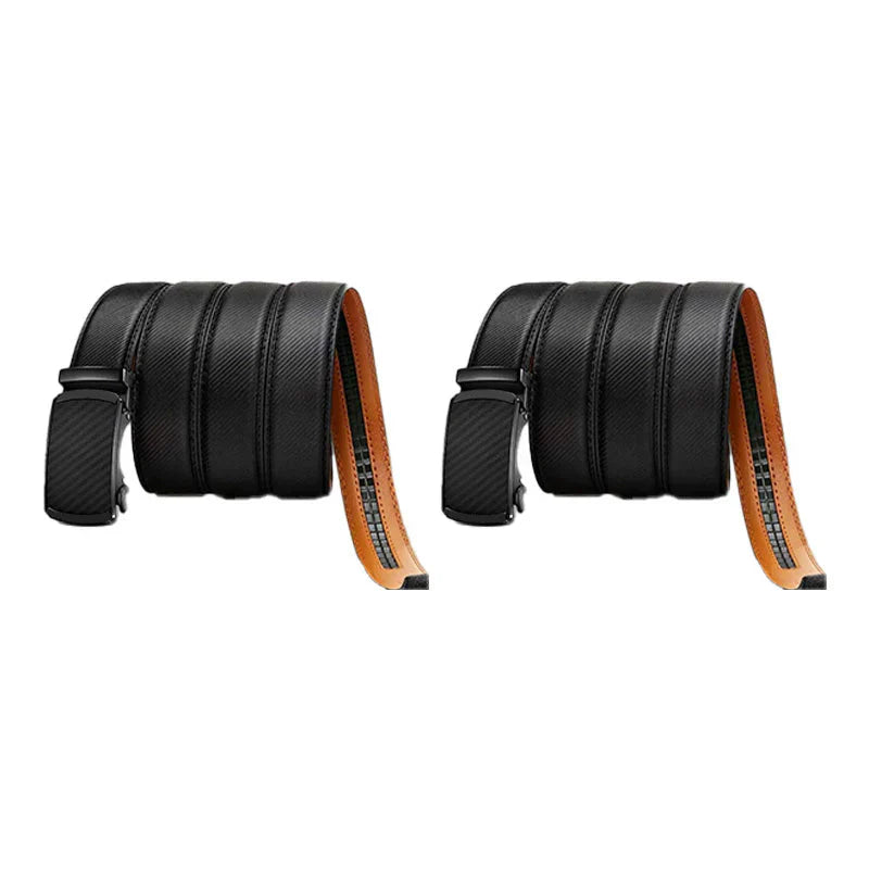 ✨️Best for Father's Day🎁 Leather Ratchet Belt With Adjustable Buckle💼