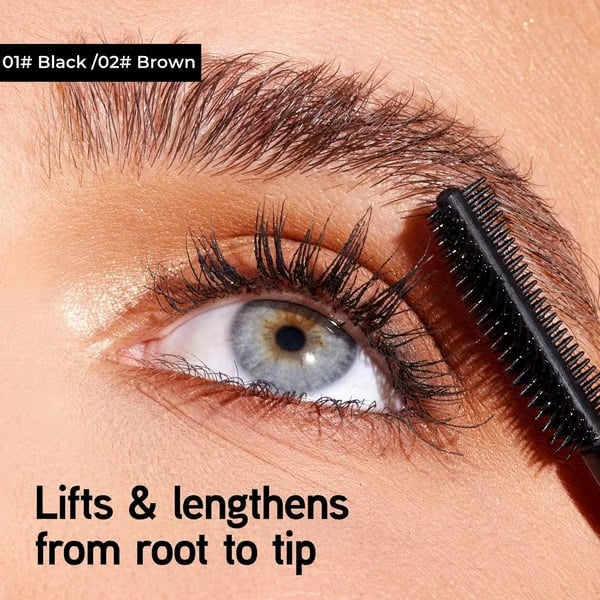 💄 KÖP 1 FÅ 1 GRATIS! ✨ Vattenfast Böjande Mascara – Långvarig, Klumpfri & Ger Naturlig Volym För En Fantastisk Blick 👁️