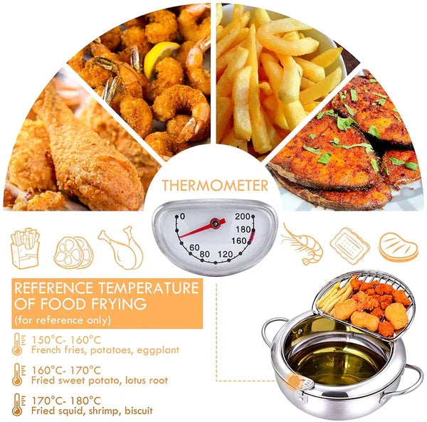 Temperaturkontrollerad frityrkokare (🥳 Specialerbjudande - 30% rabatt)