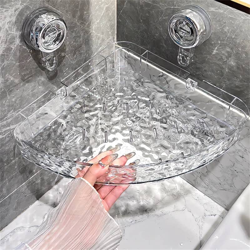 ✨ Erbjudande under begränsad tid ✨-Hylla med sugfunktion för dekorativ förvaring i hemmet