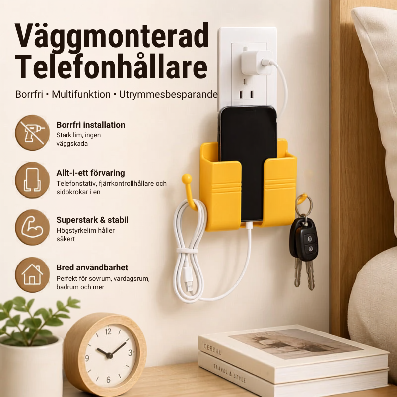 Den Smarta Sängbordsorganisatorn & Krokhållaren