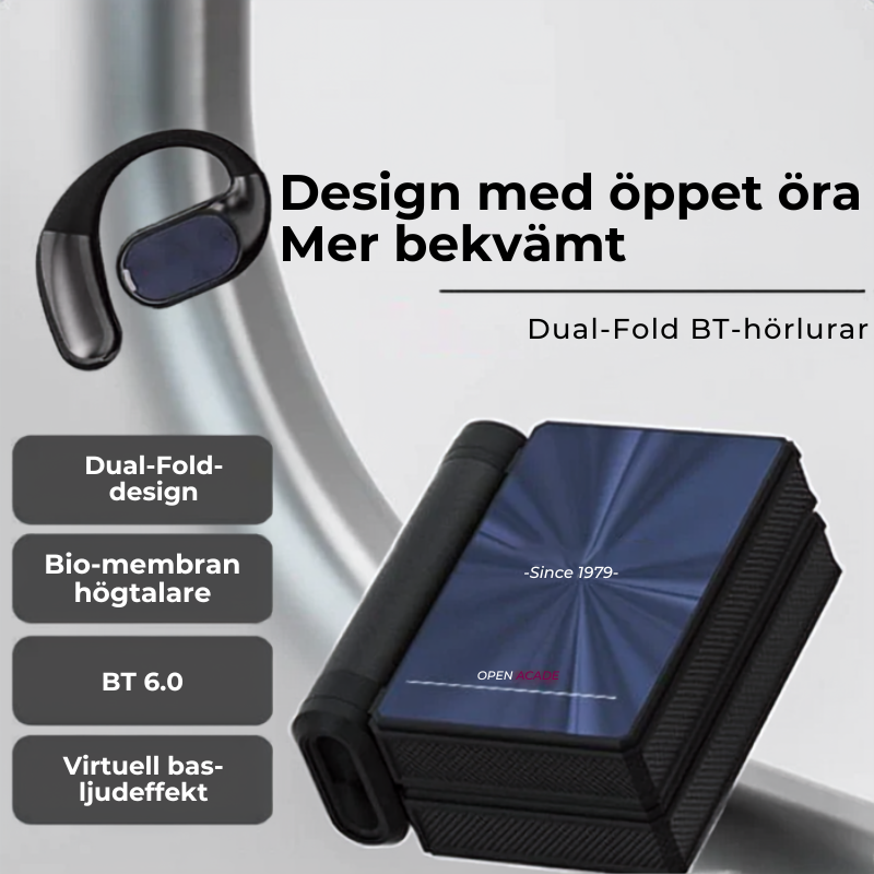 🎧 50% Rabatt Nu! Trådlösa Hörlurar med Brusreducering – 145h Speltid, Bluetooth 6.0 & IPX5 Sportcertifiering 🚀✨