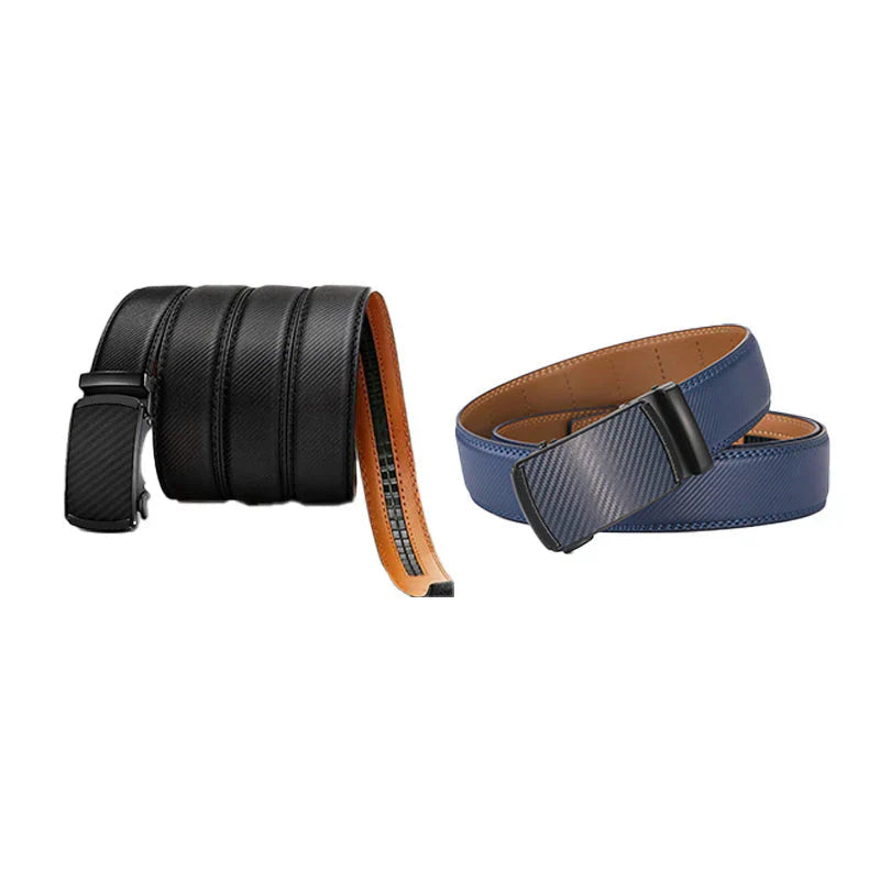 ✨️Best for Father's Day🎁 Leather Ratchet Belt With Adjustable Buckle💼