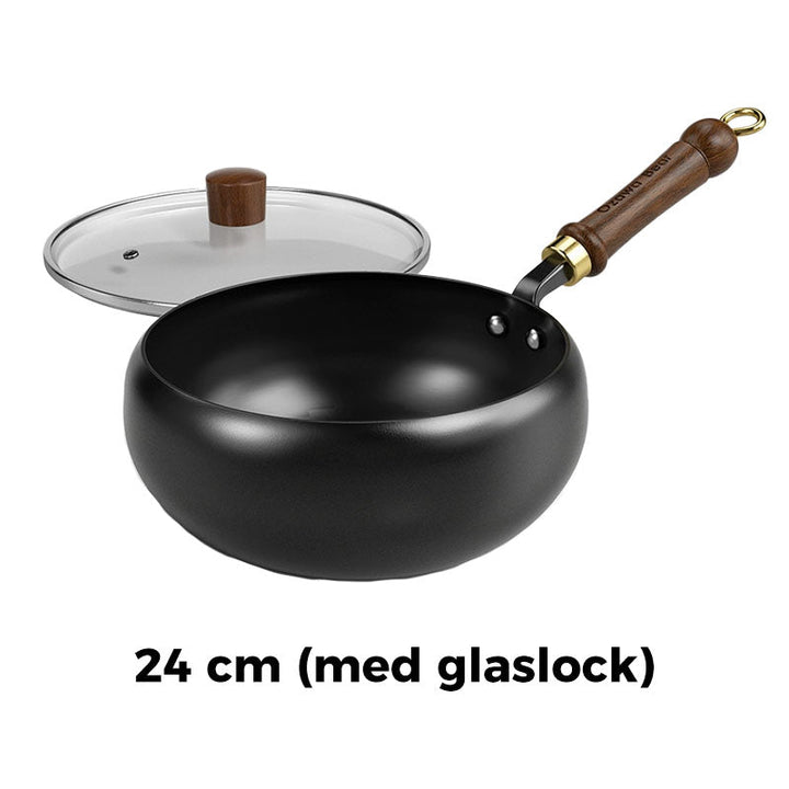 ⏳50% rabatt under en begränsad tid 🎁🔥Kvalitetssäkring + Giftfritt🔥Obelagd tjock järngryta