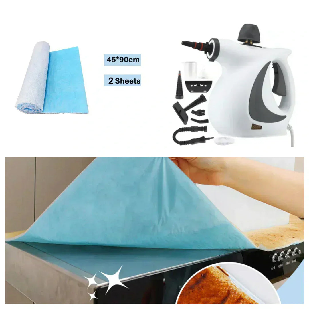 🧼 1050W Handhållen Ångrengörare – Trycksatt, Multi-Yta & Djuprengöring Utan Kemikalier ✨