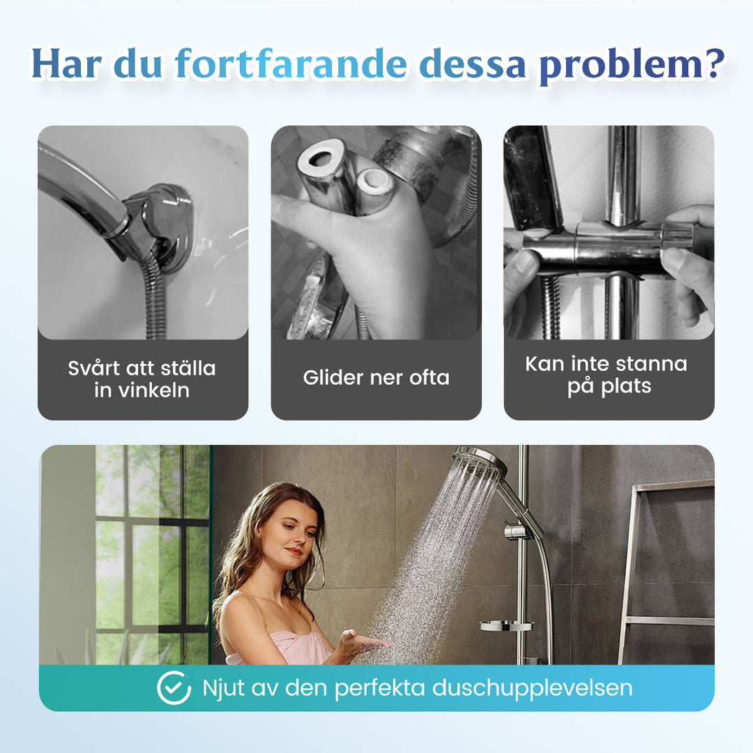 Handduschhållare utan borrnin