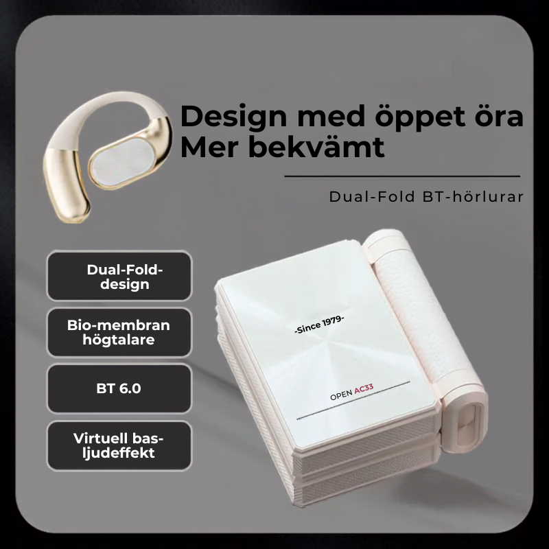 🎧 50% Rabatt Nu! Trådlösa Hörlurar med Brusreducering – 145h Speltid, Bluetooth 6.0 & IPX5 Sportcertifiering 🚀✨