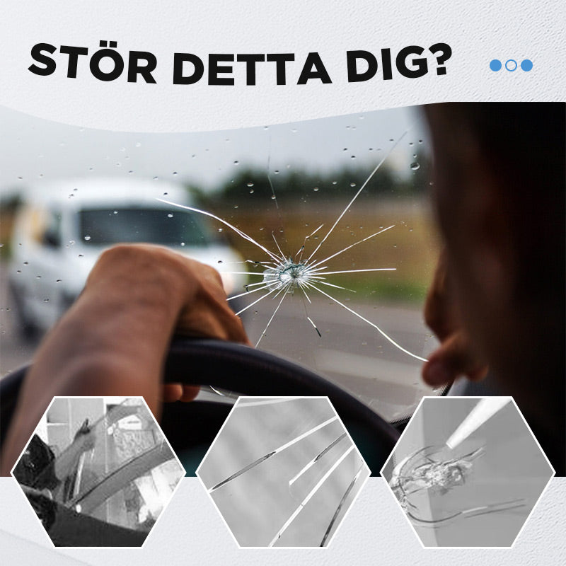 🔥Köp 1 få 1 gratis🔥🔧Sprickor Borta Glas Reparationssats💪
