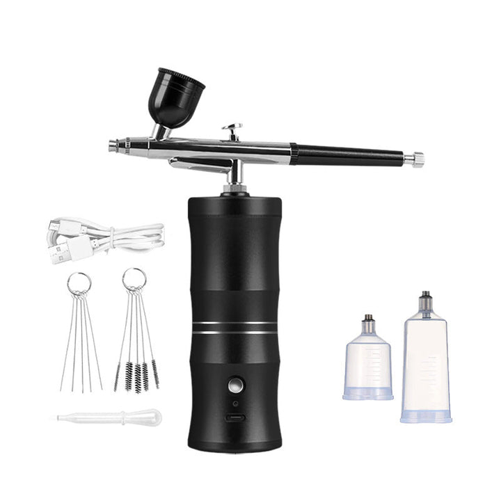 🎨 Elektriskt airbrush-kit med kompressor – Din bärbara studio för enkel kreativitet! ✨