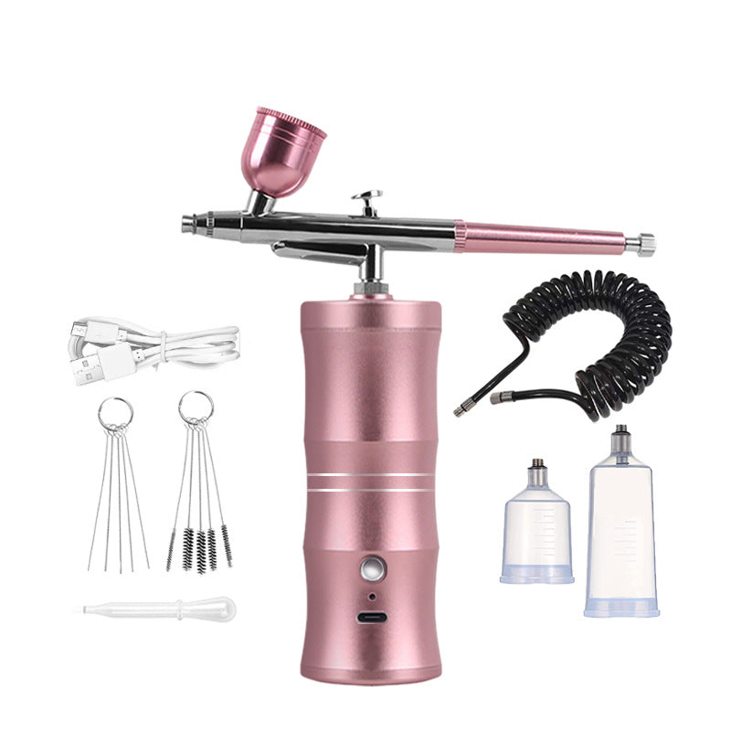🎨 Elektriskt airbrush-kit med kompressor – Din bärbara studio för enkel kreativitet! ✨