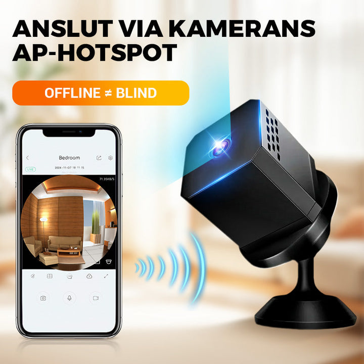 🤩🌹🌹Mini Smart HD Säkerhetskamera med Nattsyn