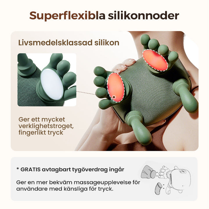🌲 Den bästa bärbara nackmassagern – 3 gånger mer avkoppling! 💆