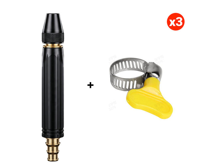 ⏰SISTA DAGEN! KÖP 2, FÅ 1 GRATIS!!🔥Hemmagjord högtryckstvättspistol med booster-munstycke och slang – ett måste för att vattna växter och grönsaker samt tvätta bilen. 👍💦