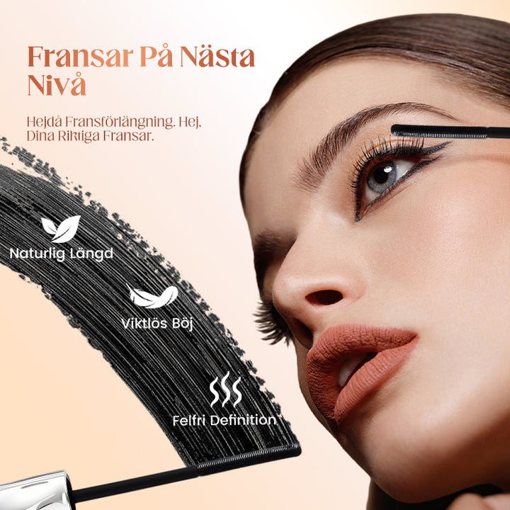 ✨Vattenfast mascara med fibrer – förlänger och böjer ögonfransarna direkt