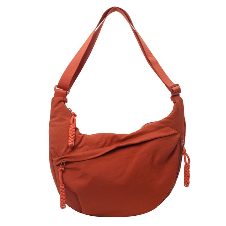 🎉Hot Sales - 50% OFF😍Designer Direct Sales👜Kvinnor Mode Plain Color Nylon Crossbody Hobo Bag