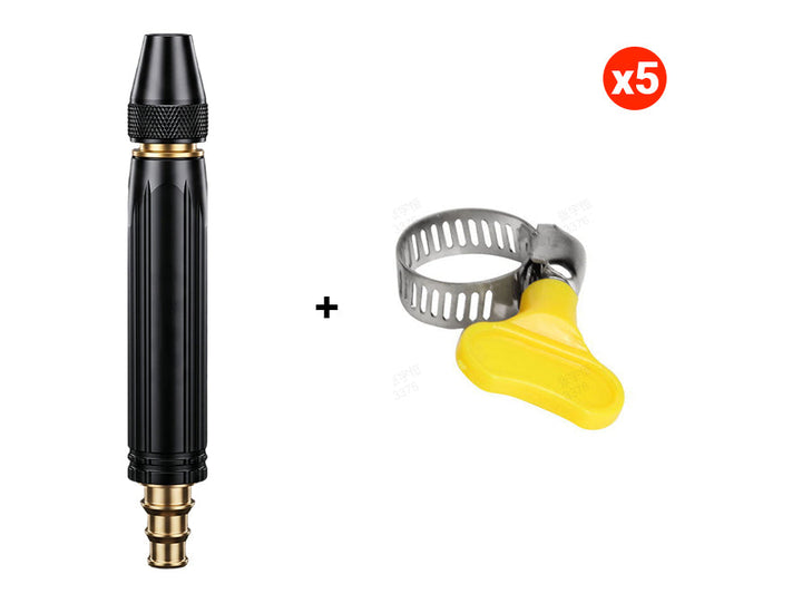 ⏰SISTA DAGEN! KÖP 2, FÅ 1 GRATIS!!🔥Hemmagjord högtryckstvättspistol med booster-munstycke och slang – ett måste för att vattna växter och grönsaker samt tvätta bilen. 👍💦