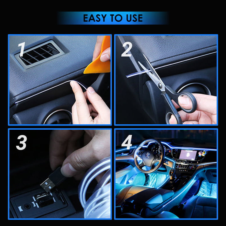Bilinredning LED Strip Atmosphere Lights Pro