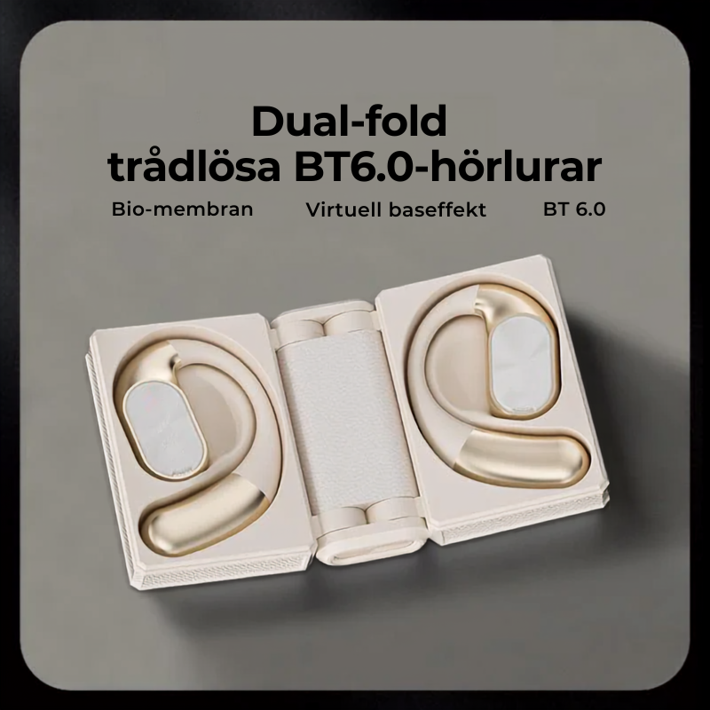 🎧 50% Rabatt Nu! Trådlösa Hörlurar med Brusreducering – 145h Speltid, Bluetooth 6.0 & IPX5 Sportcertifiering 🚀✨