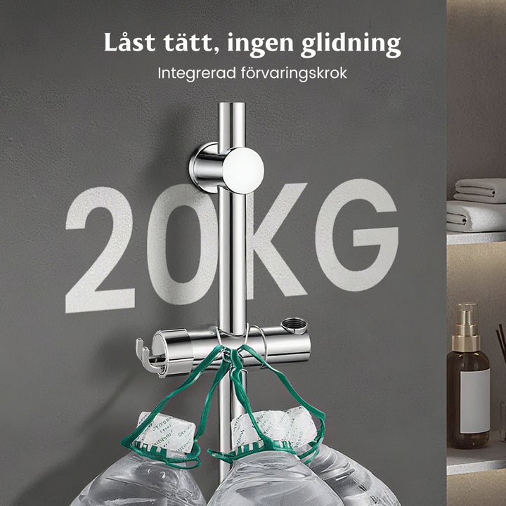 ✨🚿 51 % rabatt! 🎁 Duschhållare utan borrning – omedelbar installation, extremt stabil