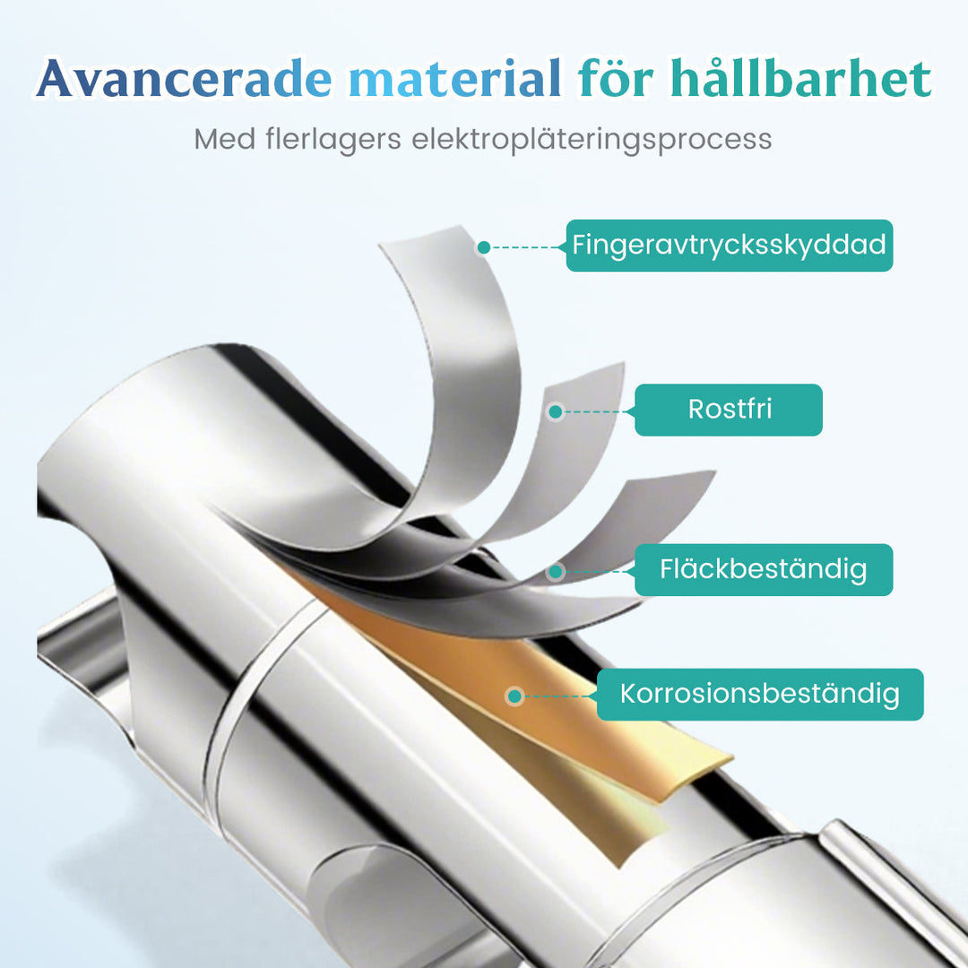 ✨🚿 51 % rabatt! 🎁 Duschhållare utan borrning – omedelbar installation, extremt stabil