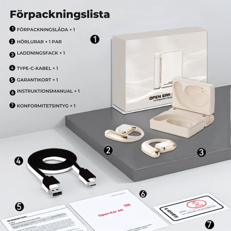 🎧 50% Rabatt Nu! Trådlösa Hörlurar med Brusreducering – 145h Speltid, Bluetooth 6.0 & IPX5 Sportcertifiering 🚀✨