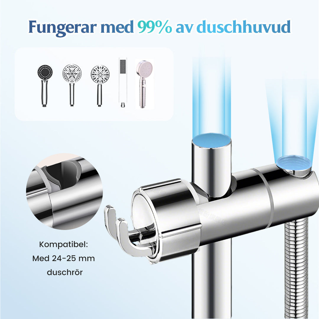 ✨🚿 51 % rabatt! 🎁 Duschhållare utan borrning – omedelbar installation, extremt stabil