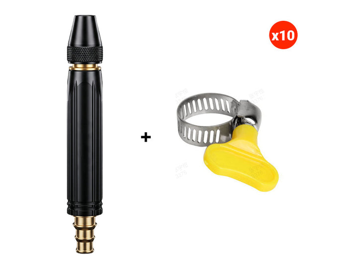 ⏰SISTA DAGEN! KÖP 2, FÅ 1 GRATIS!!🔥Hemmagjord högtryckstvättspistol med booster-munstycke och slang – ett måste för att vattna växter och grönsaker samt tvätta bilen. 👍💦