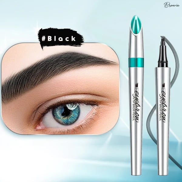 🌸3D Vattentät Microblading Ögonbrynspenna 4 Gaffelspets Tatueringspenna (🔥köp 1 få 1 gratis)