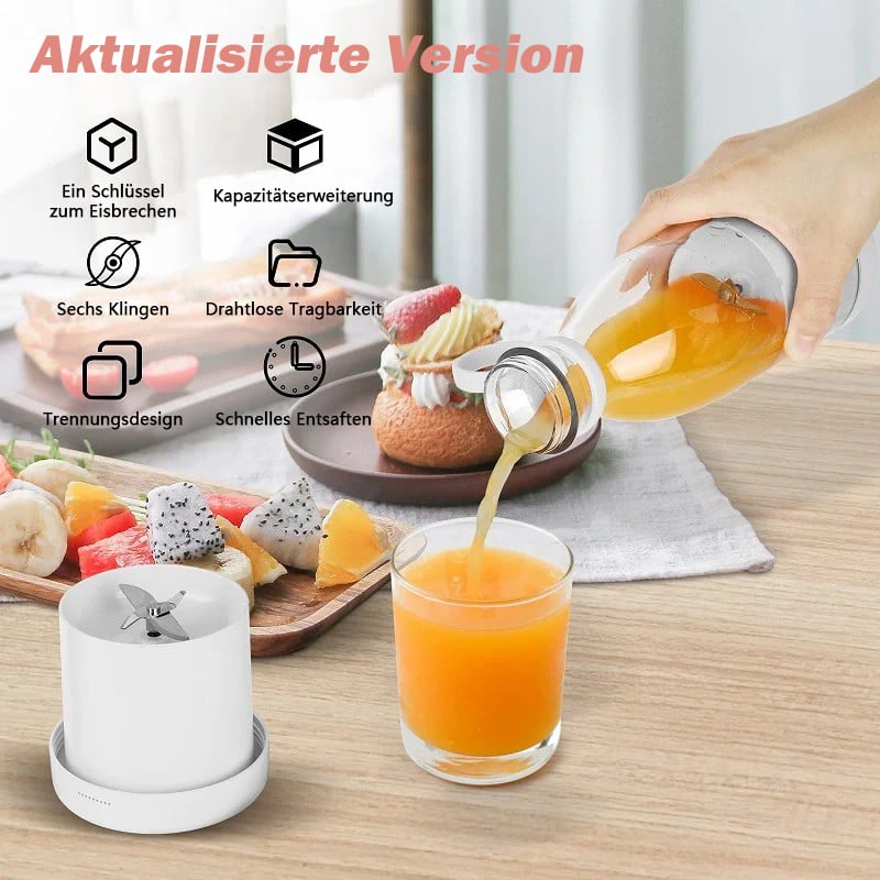 🎄 Julerbjudanden 🎄 Bästsäljande bärbar juicepress | 🌟 Färsk juice, när som helst, var som helst!