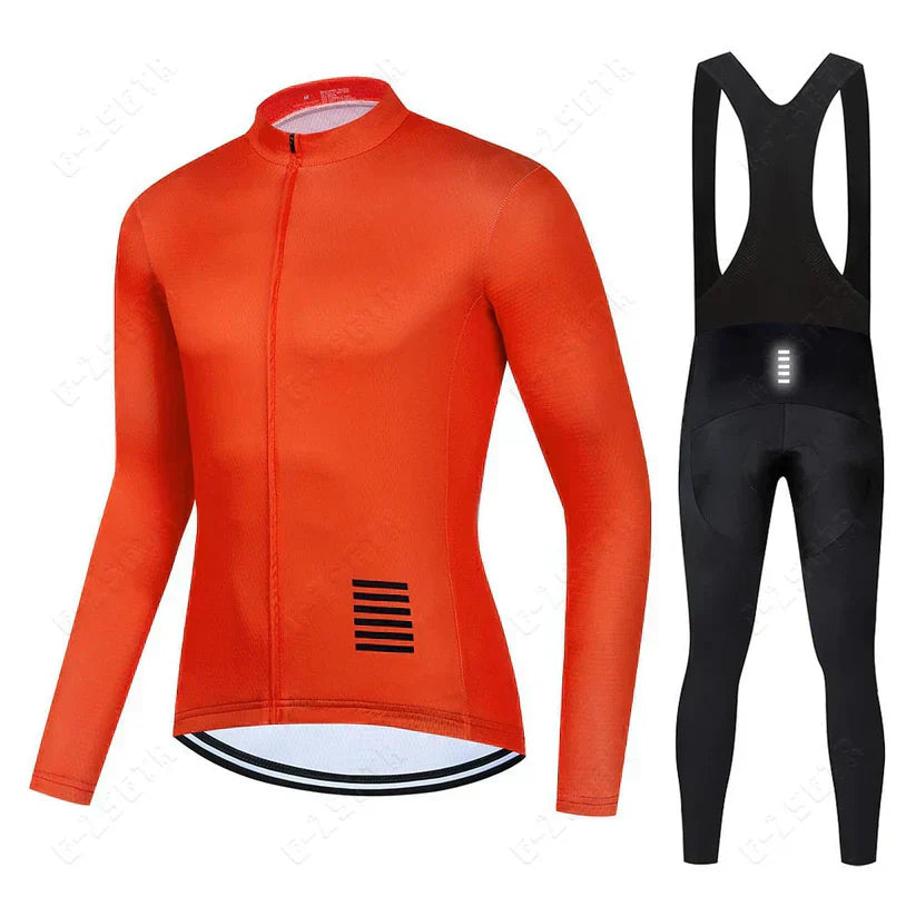 Långärmade cykelkläder – fleecefodrad version