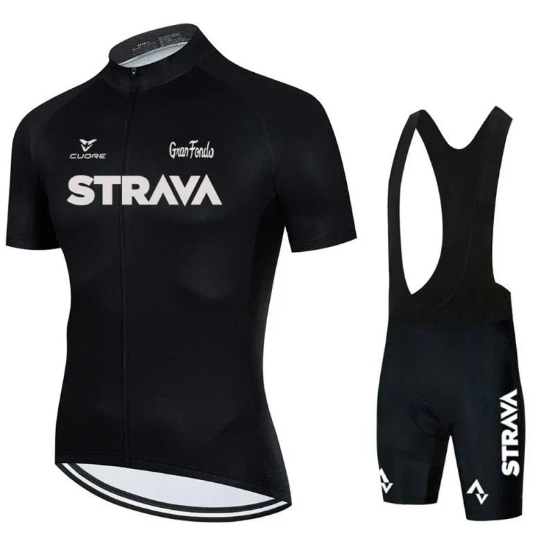 Strava | Set med professionella cykelkläder