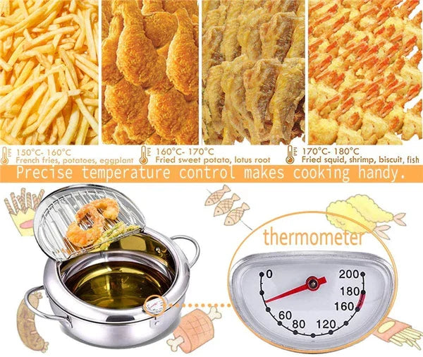 Temperaturkontrollerad frityrkokare (🥳 Specialerbjudande - 30% rabatt)