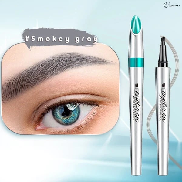 🌸3D Vattentät Microblading Ögonbrynspenna 4 Gaffelspets Tatueringspenna (🔥köp 1 få 1 gratis)