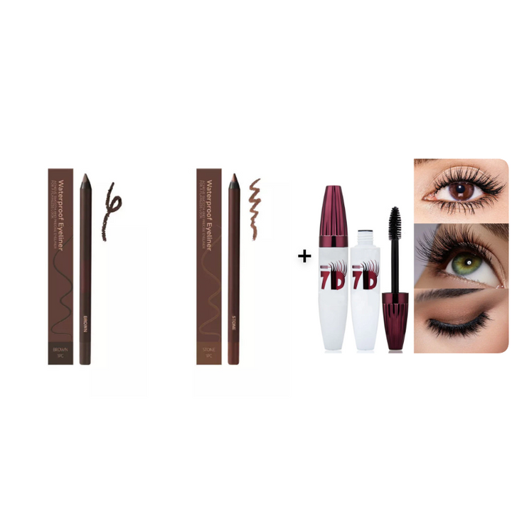 🔥Köp 1 få 1 gratis🔥Ultra-Pigmenterad Strandtålig Gel Eyeliner（Gratis pennvässare）