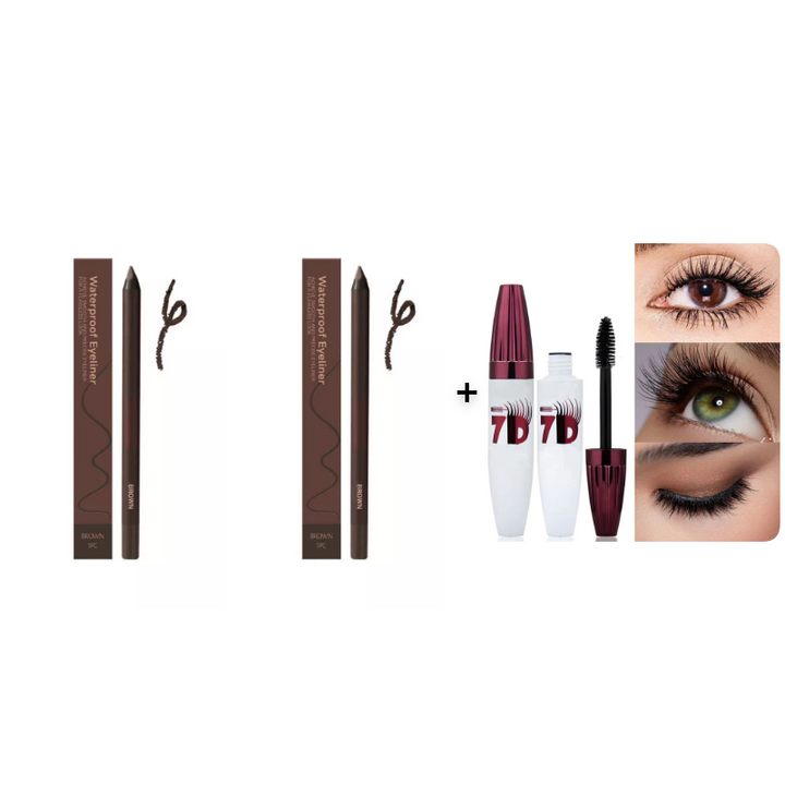 🔥Köp 1 få 1 gratis🔥Ultra-Pigmenterad Strandtålig Gel Eyeliner（Gratis pennvässare）
