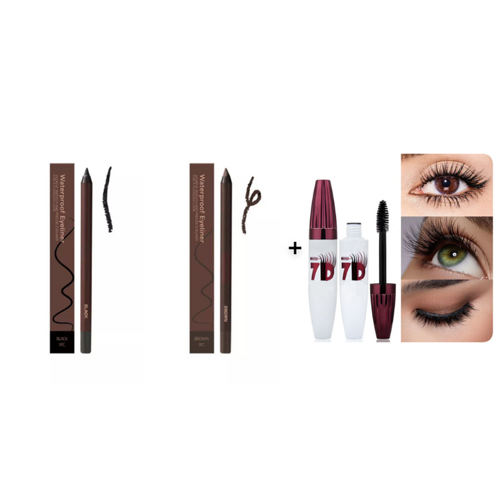 🔥Köp 1 få 1 gratis🔥Ultra-Pigmenterad Strandtålig Gel Eyeliner（Gratis pennvässare）