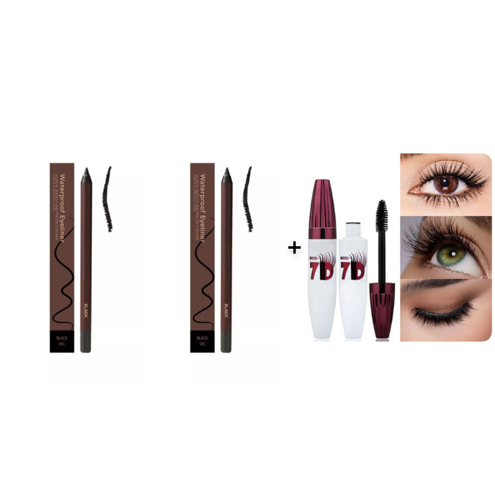 🔥Köp 1 få 1 gratis🔥Ultra-Pigmenterad Strandtålig Gel Eyeliner（Gratis pennvässare）
