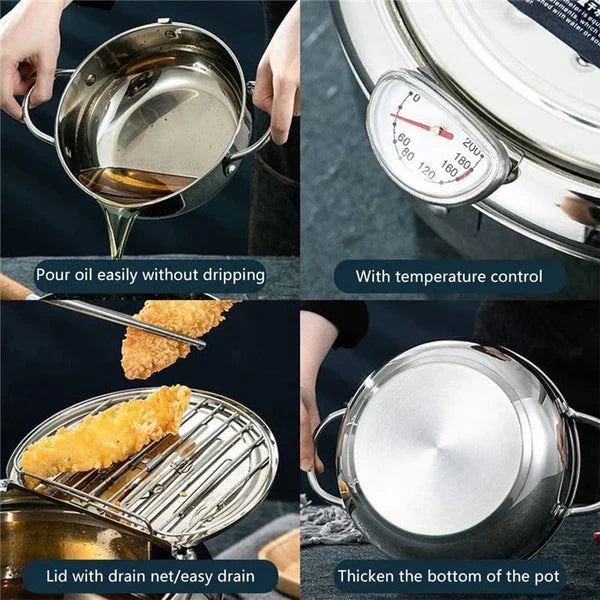 Temperaturkontrollerad frityrkokare (🥳 Specialerbjudande - 30% rabatt)