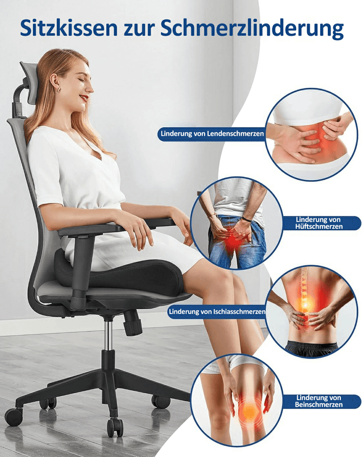 🎁Senaste dagen 50％ RABATT🔥Ergonomisk sittdyna tillverkad av minnesskum