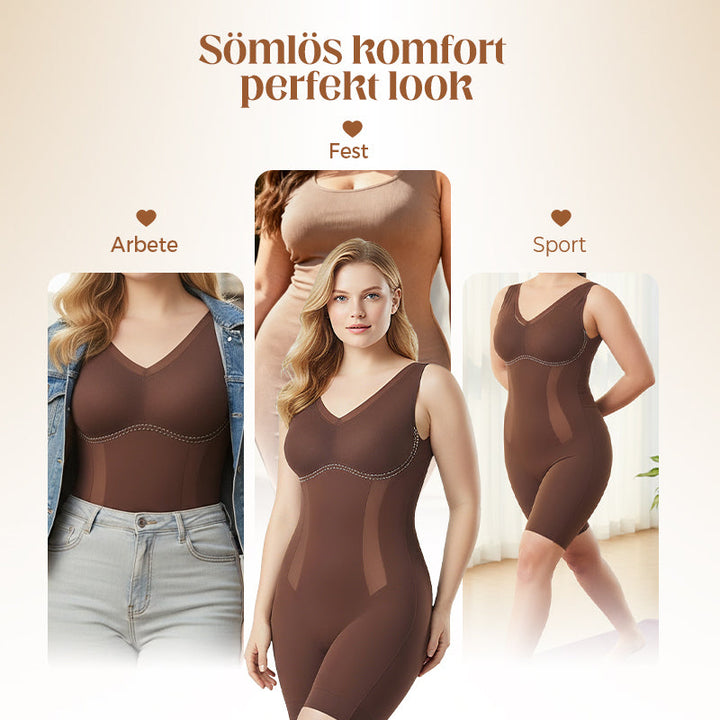 👙💫 TUMMY SHAPEWEAR BODYSUIT – Sömlöst och andningsbart tyg, omedelbar bantningseffekt, bekväm att bära hela dagen för en smickrande silhuett 🌸✨