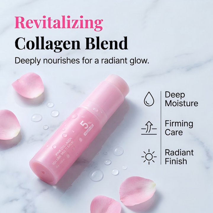 💕 Rosa kollagenkräm för fyllighet och mångsidig vård