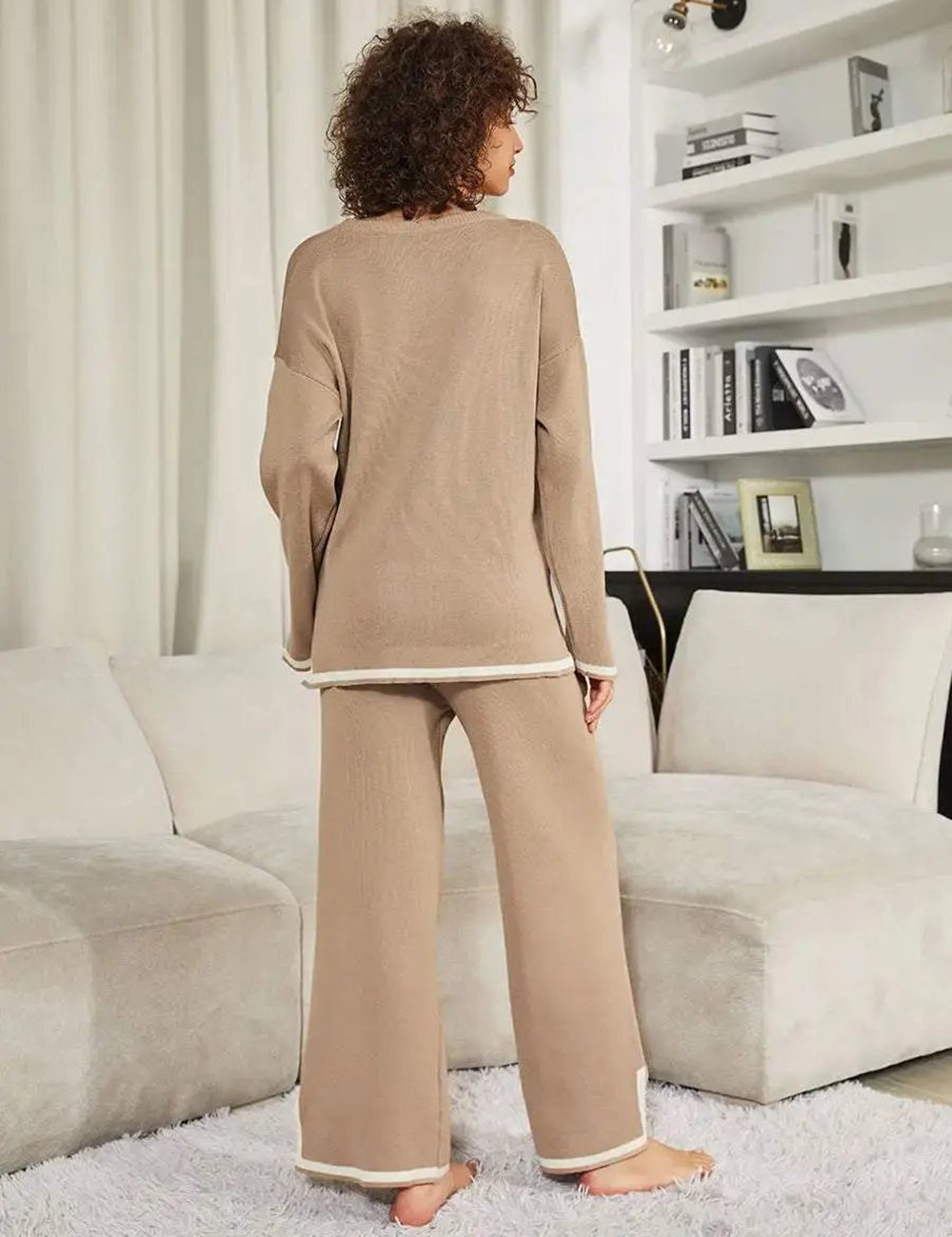 Klassiskt Elastic Knit Lounge Set✨