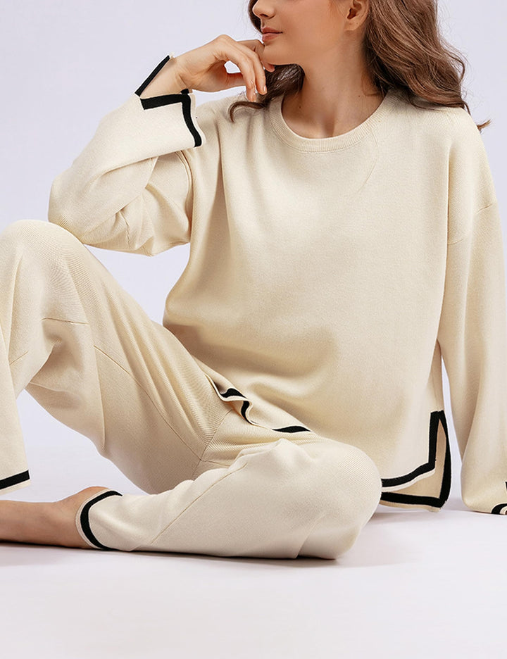 Klassiskt Elastic Knit Lounge Set✨
