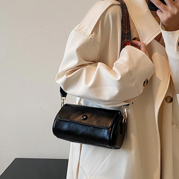 Liten vintage Crossbody-axelväska för Dam