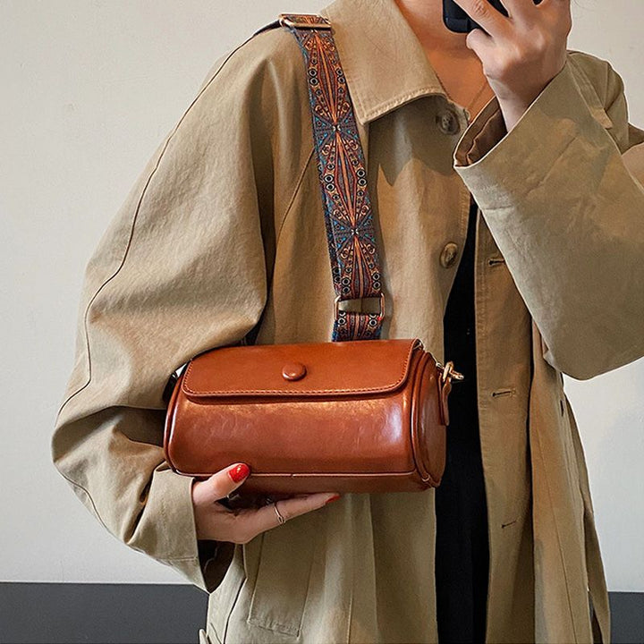 Liten vintage Crossbody-axelväska för Dam